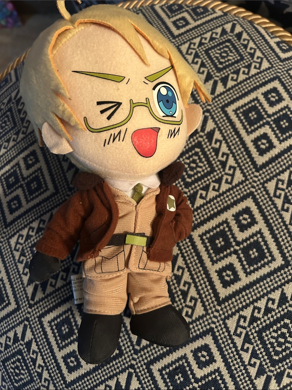 Anime- Hetalia Axis Powers America Alfred F. Jones 9” Plush - Picture 4 of 8